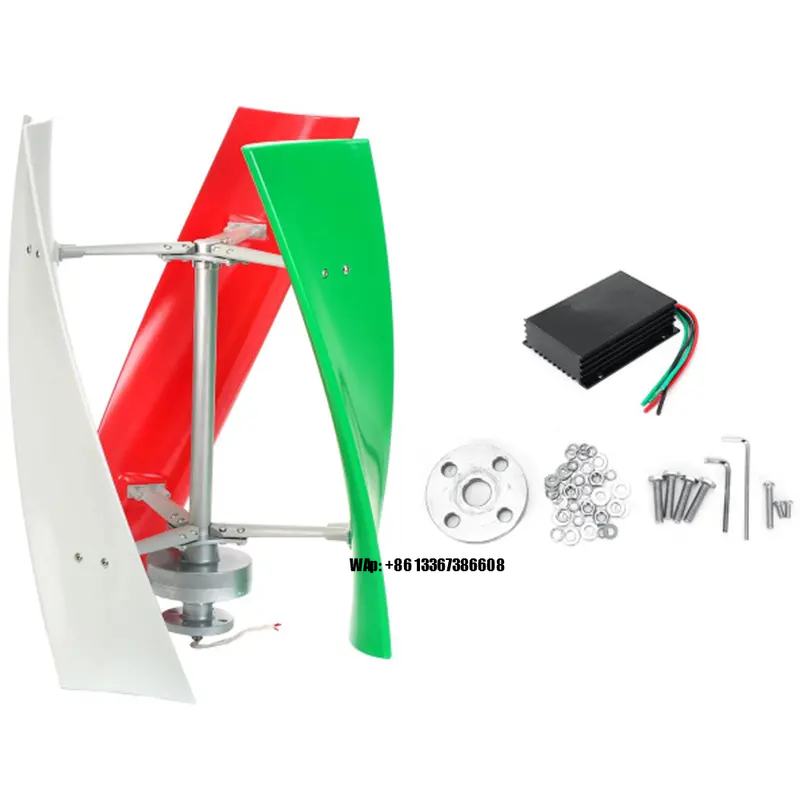 Wind Turbine Generator - กังหันลมแกนตั้ง ผลิตในโปแลนด์ ขายตรงจากโรงงาน 600w 48v ระบบไฮบริดพลังงานลมและแสงอาทิตย์