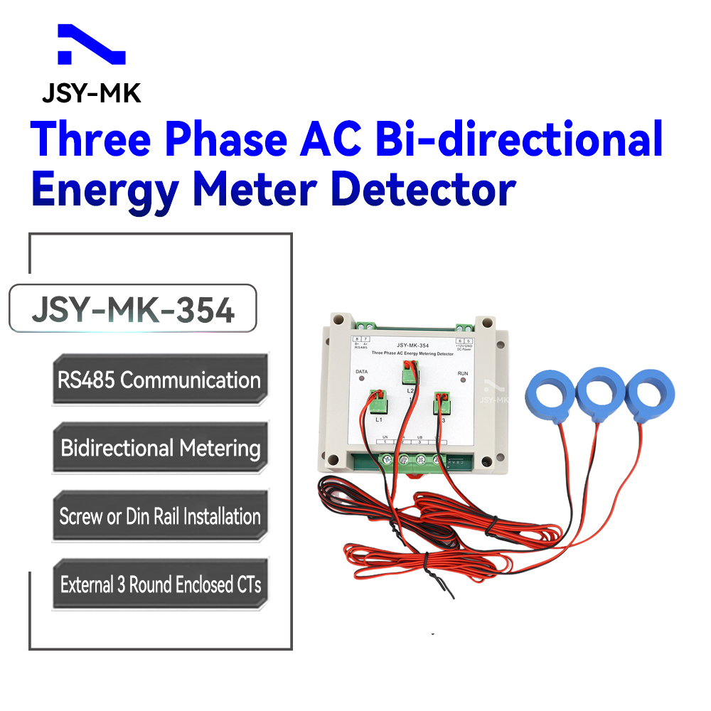 Energy Meter Bidirectional - JSY-MK-354 3P4W 80A AC แบบสองทิศทาง Energy