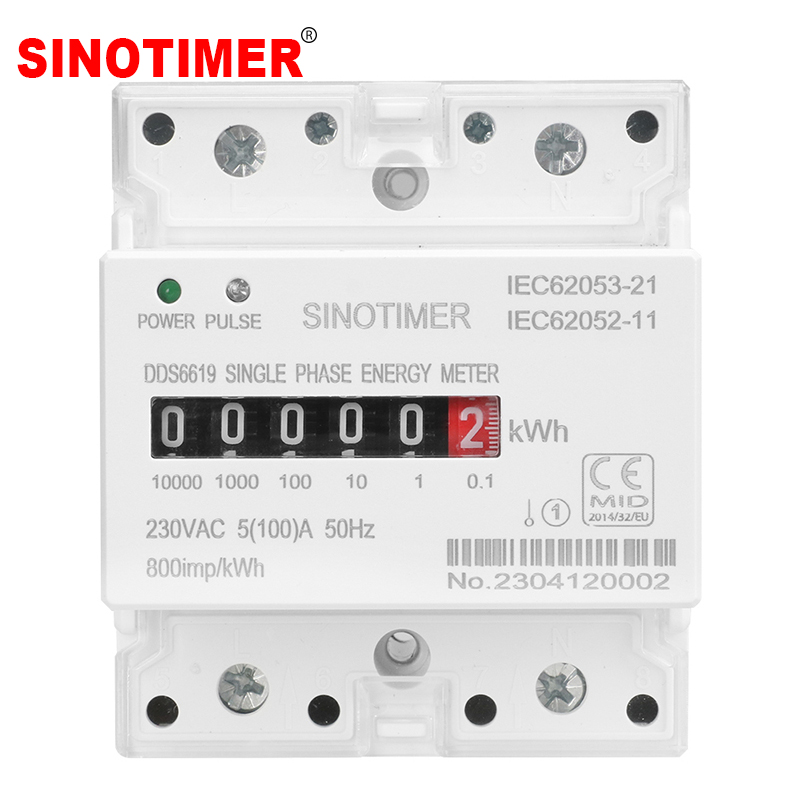 Energy Meter Bidirectional - Din Rail Single Phase อิเล็กทรอนิกส์ Energy