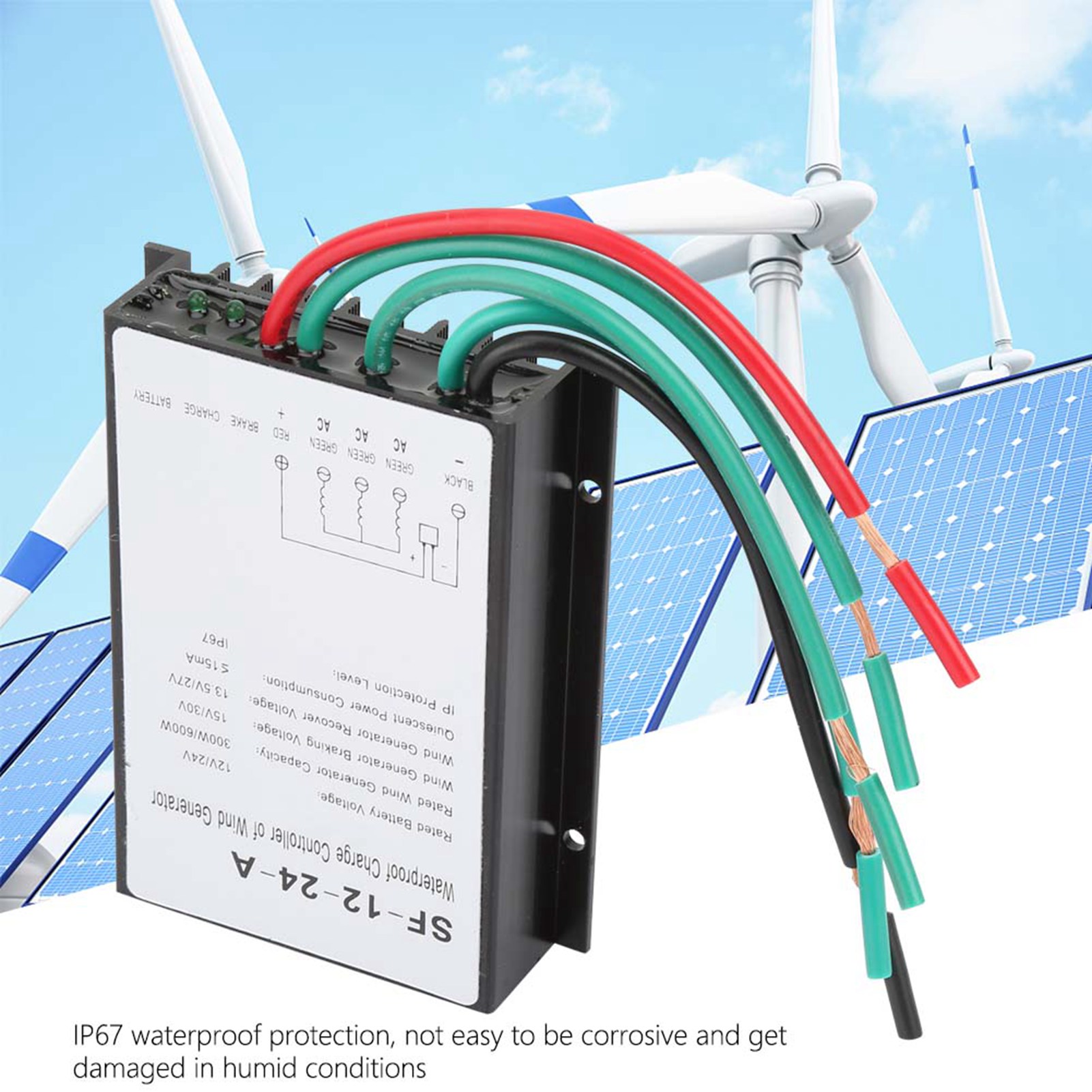 ตัวควบคุมการชาร์จกังหันลม 300W - Wind Turbine Generator บทวิจารณ์และราคา