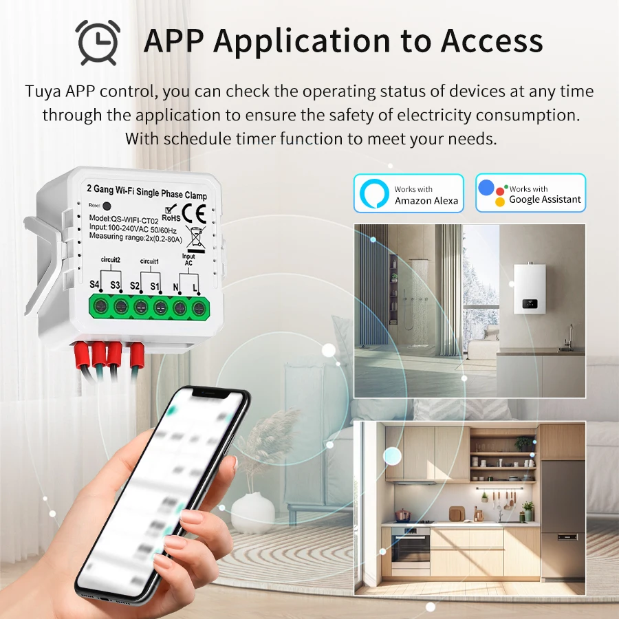 Tuya สมาร์ท Energy Meter WiFi  - Energy Meter Bidirectional บทวิจารณ์และราคา