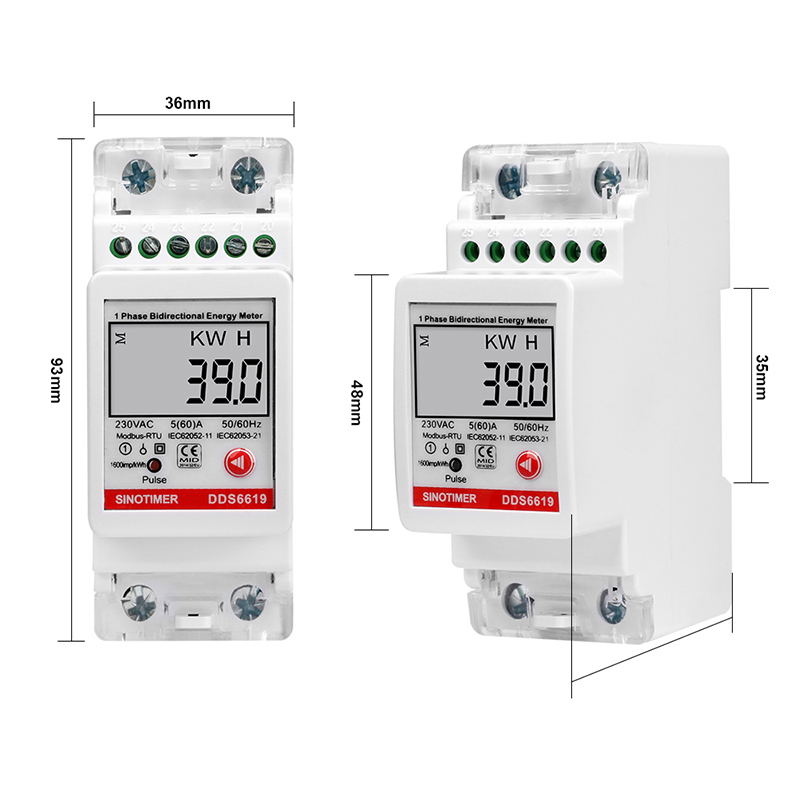 ผู้ขาย Top Single Phase AC 230 - Energy Meter Bidirectional บทวิจารณ์และราคา
