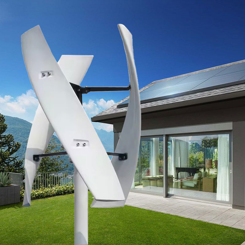 ใบพัดกังหันลมแนวตั้งขนาดเล็กขา - Wind Turbine Generator บทวิจารณ์และราคา